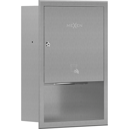Mexen Linox recessed paper towel dispenser, inox - 70K003-01