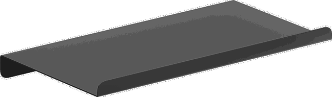 Mexen Telvo  matte black phone shelf - 70K900-70