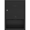 Mexen Linox recessed paper towel dispenser, matte black - 70K003-70