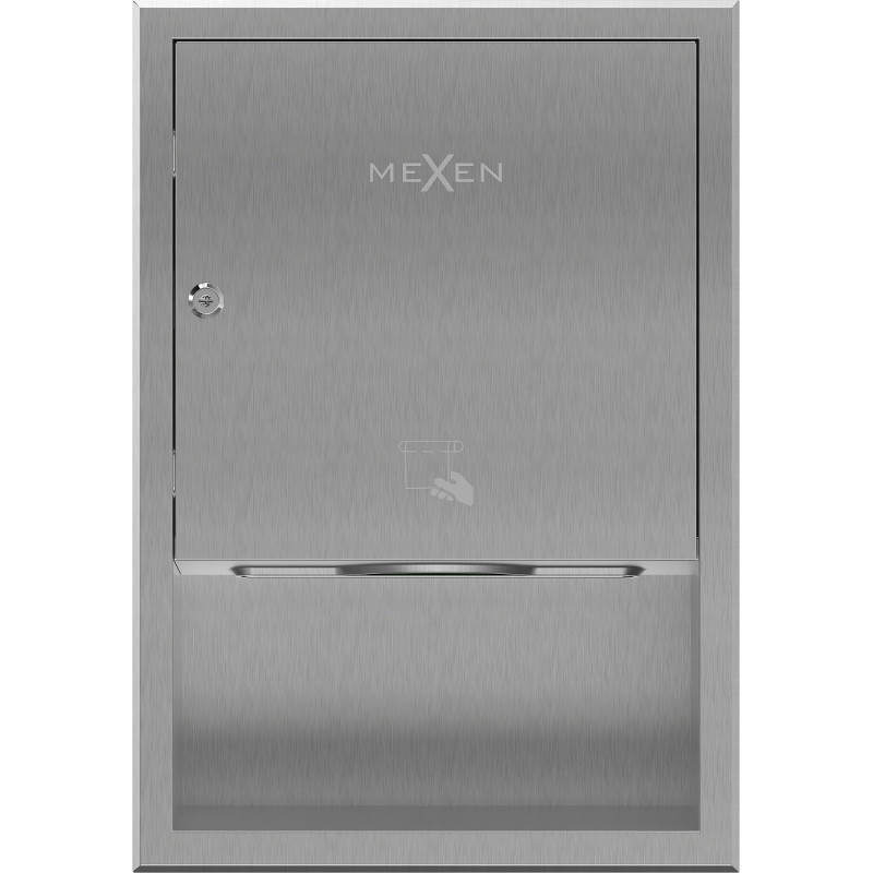 Mexen Linox recessed paper towel dispenser, inox - 70K003-01