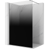 Mexen Kioto Walk-in Shower Screen 130 x 200 cm, Black Ombre 8 mm, Gun Metal - 800-130-101-95-76