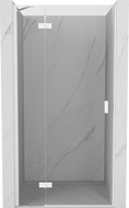 Mexen Mist-H left-hinged shower door 110 cm, transparent, white - 8A5-110-000-20-00-L