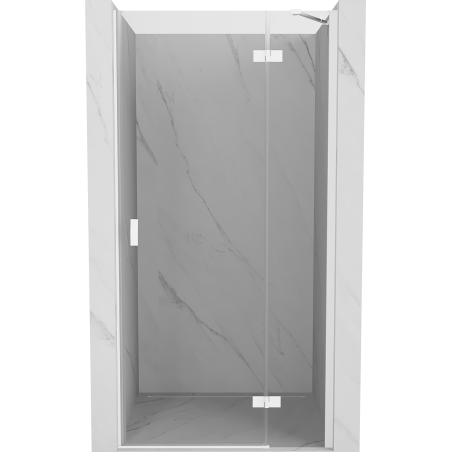 Mexen Mist-H right hinged shower door 105 cm, transparent, white - 8A5-105-000-20-00-P