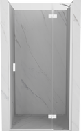 Mexen Mist-H right hinged shower door 110 cm, transparent, white - 8A5-110-000-20-00-P