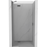 Mexen Mist-H left hinged shower door 70 cm, transparent, brushed gun gray - 8A5-070-000-66-00-L