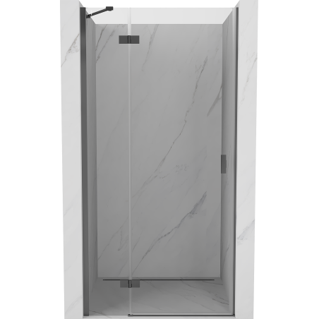 Mexen Mist-H left hinged shower door 95 cm, transparent, gun metal - 8A5-095-000-95-00-L