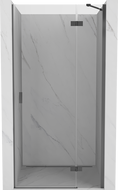 Mexen Mist-H right hinged shower door 105 cm, transparent, gun metal - 8A5-105-000-95-00-P