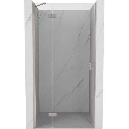 Mexen Mist-H left-hinged shower door 95 cm, transparent, brushed nickel - 8A5-095-000-97-00-L