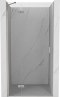 Mexen Mist-H left swing shower door 105 cm, transparent, brushed nickel - 8A5-105-000-97-00-L