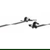 Mexen Estela towel hanger, Black - 7011524-70