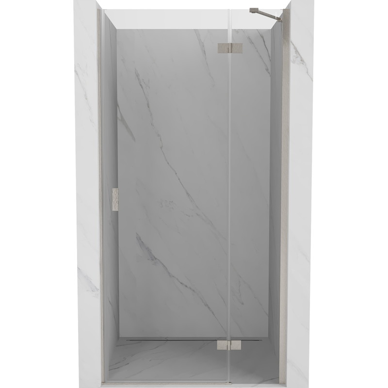 Mexen Mist-H right-hinged shower door 110 cm, transparent, brushed nickel - 8A5-110-000-97-00-P