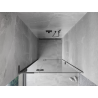 Mexen Mist-H L left-hinged shower door 80 cm, transparent, brushed gun gray - 8A5L-080-000-66-00-L