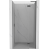 Mexen Mist-H L right-hand pivot shower door 105 cm, transparent, brushed gun gray - 8A5L-105-000-66-00-P