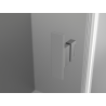 Mexen Mist-H L left hinged shower door 75 cm, transparent, gun metal - 8A5L-075-000-95-00-L