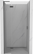 Mexen Mist-H L left hinged shower door 95 cm, transparent, gun metal - 8A5L-095-000-95-00-L