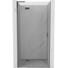 Mexen Mist-H L left hinged shower door 100 cm, transparent, gun metal - 8A5L-100-000-95-00-L