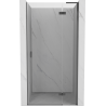 Mexen Mist-H L right-handed hinged shower door 75 cm, transparent, gun metal - 8A5L-075-000-95-00-P