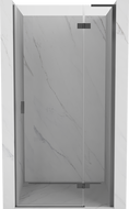 Mexen Mist-H L right-hinged shower door 95 cm, transparent, gun metal - 8A5L-095-000-95-00-P