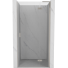 Mexen Mist-H L shower doors right hinged 90 cm, transparent, brushed nickel - 8A5L-090-000-97-00-P