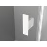 Mexen Mist-H T left-hinged shower enclosure 105 x 70 cm, transparent, white - 8A5T-105-070-20-00-L