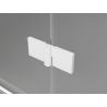 Mexen Mist-H T left-hinged shower enclosure 105 x 70 cm, transparent, white - 8A5T-105-070-20-00-L