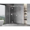 Mexen Mist-H T left-hinged shower enclosure 105 x 70 cm, transparent, white - 8A5T-105-070-20-00-L