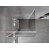 Mexen Mist-H T left hinged shower enclosure 80 x 80 cm, transparent, white - 8A5T-080-080-20-00-L