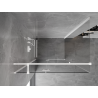 Mexen Mist-H T left swing shower enclosure 75 x 85 cm, transparent, white - 8A5T-075-085-20-00-L