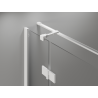 Mexen Mist-H T left-hinged shower cabin 85 x 95 cm, transparent, white - 8A5T-085-095-20-00-L
