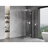 Mexen Mist-H T right-hinged shower cabin 70 x 70 cm, transparent, white - 8A5T-070-070-20-00-P