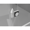 Mexen Mist-H T right swing shower cabin 105 x 75 cm, transparent, white - 8A5T-105-075-20-00-P