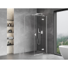 Mexen Mist-H T right hinged shower cabin 80 x 80 cm, transparent, white - 8A5T-080-080-20-00-P