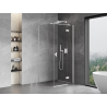 Mexen Mist-H T right-hinged shower enclosure 85 x 85 cm, transparent, white - 8A5T-085-085-20-00-P