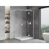 Mexen Mist-H T right-hinged shower enclosure 95 x 85 cm, transparent, white - 8A5T-095-085-20-00-P