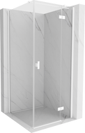 Mexen Mist-H T left hinged shower cabin 70 x 70 cm, transparent, chrome - 8A5T-070-070-01-00-L