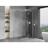 Mexen Mist-H T right-hinged shower enclosure 70 x 120 cm, transparent, white - 8A5T-070-120-20-00-P