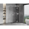 Mexen Mist-H T right-hinged shower enclosure 70 x 120 cm, transparent, white - 8A5T-070-120-20-00-P