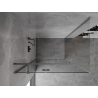 Mexen Mist-H T left-hinged shower cabin 100 x 90 cm, transparent, brushed gun gray - 8A5T-100-090-66-00-L