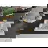 Mexen Carlos 1,5-compartment granite sink with a kitchen mixer tap Rita, White - 6518-20-670300-50