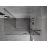 Mexen Mist-H T right-hinged shower enclosure 70 x 110 cm, transparent, gun gray brushed - 8A5T-070-110-66-00-P