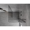 Mexen Mist-H T right-hinged shower cabin 110 x 110 cm, transparent, brushed gun gray - 8A5T-110-110-66-00-P