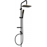 Mexen X49 shower column, Black/Gold - 798494991-75