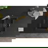 Mexen Carlos 1,5-compartment granite sink with a kitchen mixer tap Rita, Black/Gold metallic - 6518-75-670300-50-B