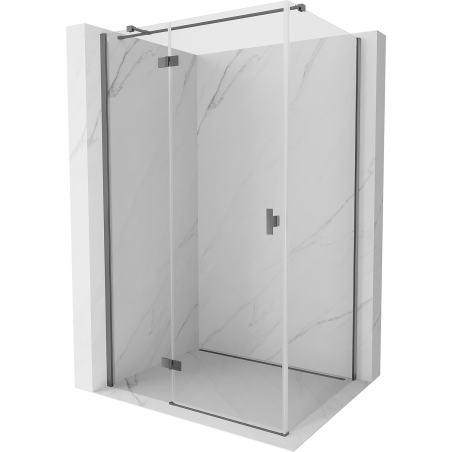Mexen Mist-H T left-opening shower cabin 100 x 85 cm, transparent, gun metal - 8A5T-100-085-95-00-L