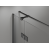 Mexen Mist-H T left hinged shower cabin 120 x 95 cm, transparent, gun metal - 8A5T-120-095-95-00-L