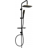 Mexen T49 shower column, Black/Gold - 798494993-75