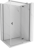 Mexen Mist-H T left hinged shower cabin 70 x 70 cm, transparent, chrome - 8A5T-070-070-01-00-L