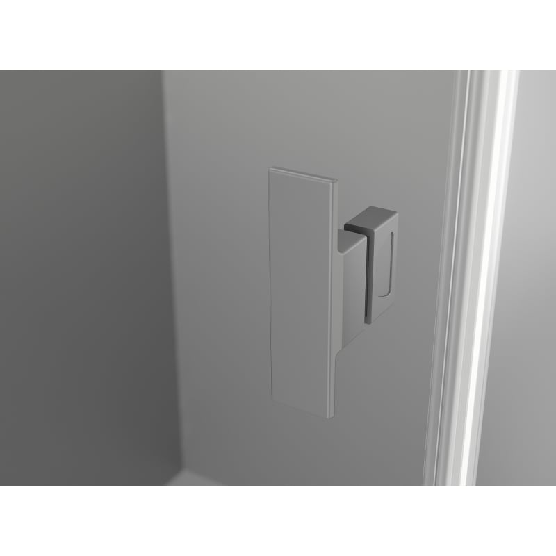 Mexen Mist-H T right-hinged shower enclosure 70 x 75 cm, transparent, gun metal - 8A5T-070-075-95-00-P