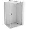 Mexen Mist-H T right hinged shower enclosure 105 x 85 cm, transparent, gun metal - 8A5T-105-085-95-00-P