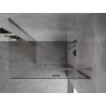 Mexen Mist-H T right-hinged shower enclosure 70 x 90 cm, transparent, gun metal - 8A5T-070-090-95-00-P